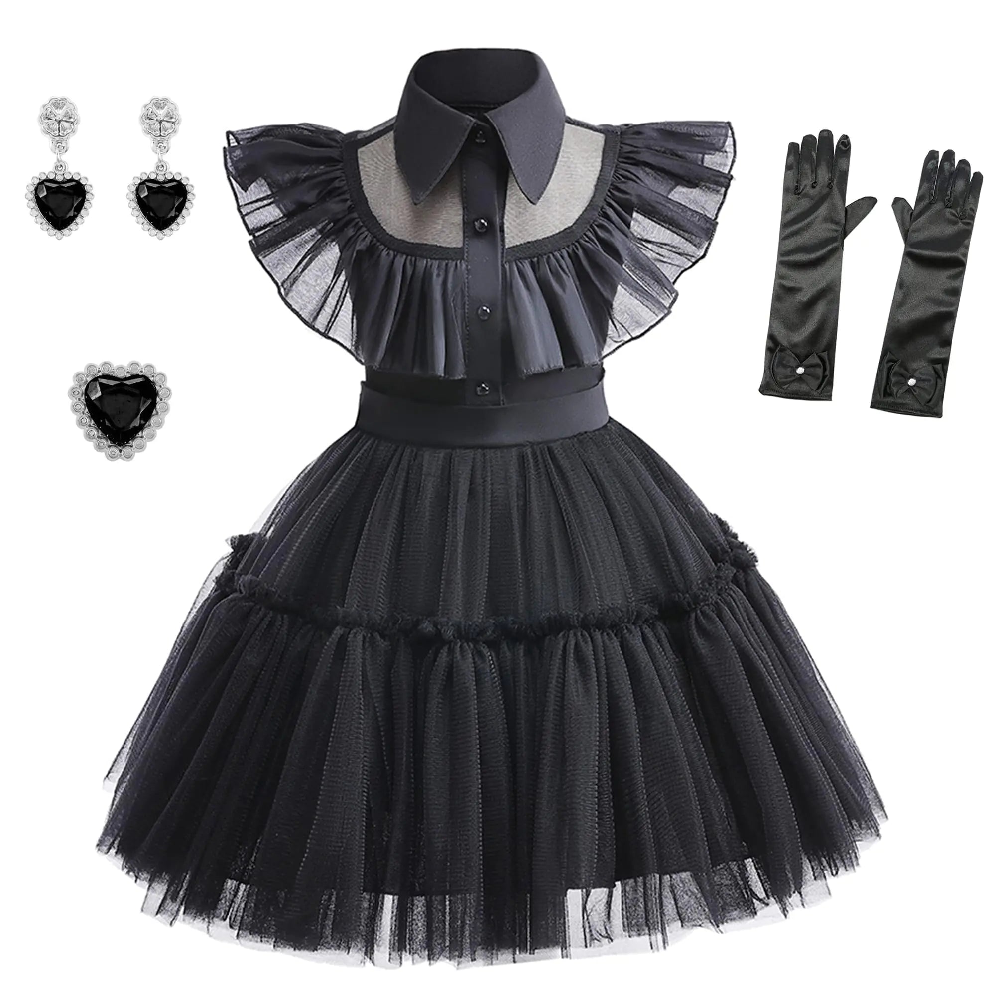 Addam Wednesday - Baby Girls Dress up for 4-5Years