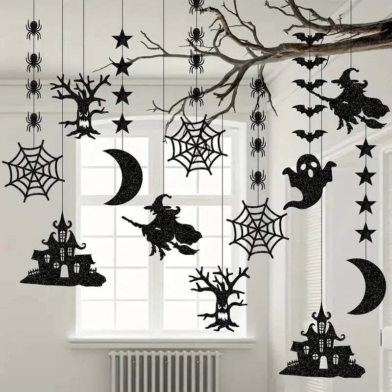 6PCS Halloween Day of the Dead Latte Art Pendants