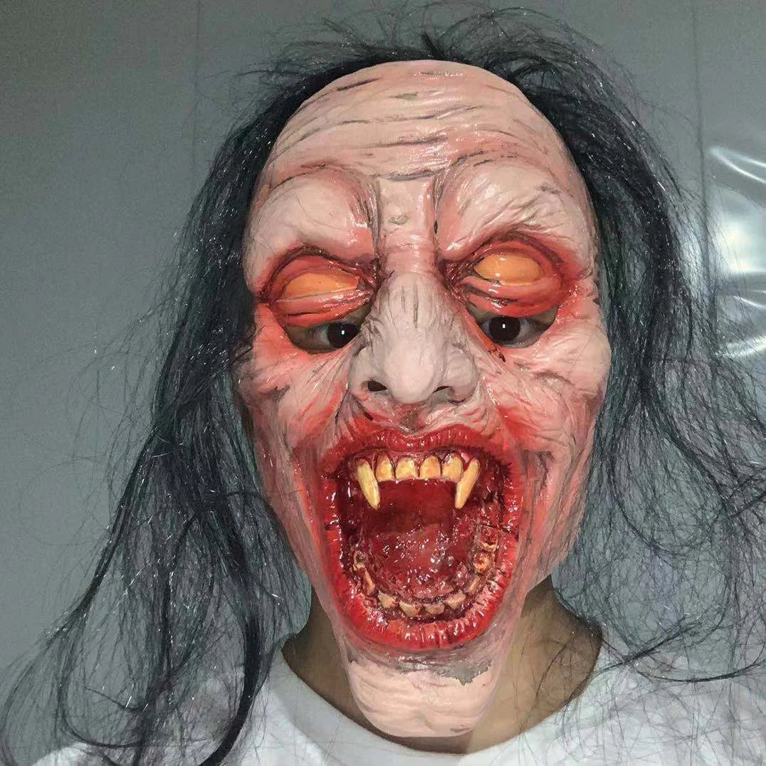 Horror Mask Scary Headgear for Ghost Festival Props