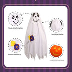 Halloween Kids Costume Witch Ghost Cape Cosplay Outfit