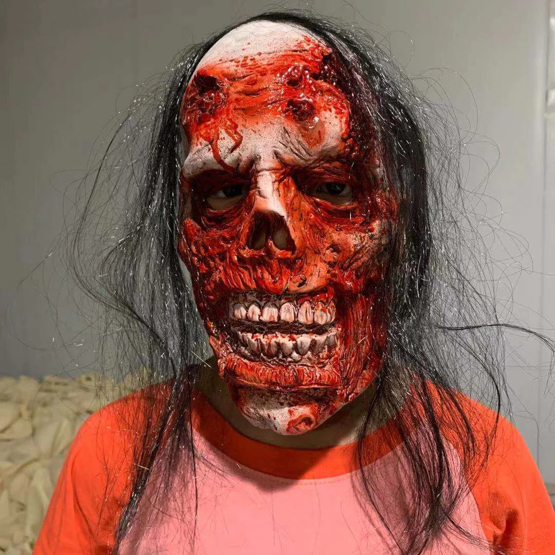 Horror Mask Scary Headgear for Ghost Festival Props