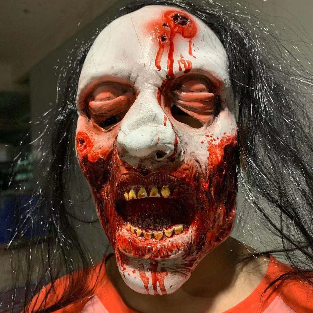 Horror Mask Scary Headgear for Ghost Festival Props