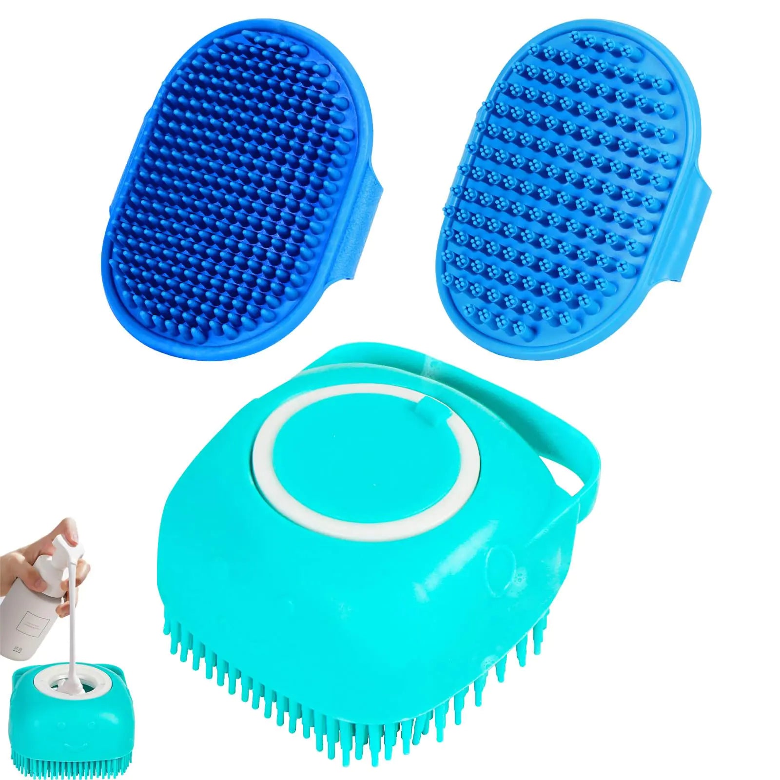 Dog Shampoo Brush (3PCS) ALL IN ONE