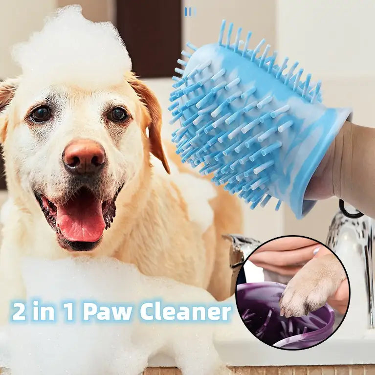 Paw Cleaner and Washer Brush (2 in 1)